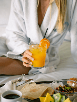 Desayuno en la habitación