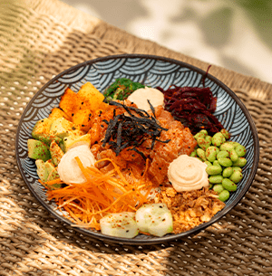 Poke bowl de salmón